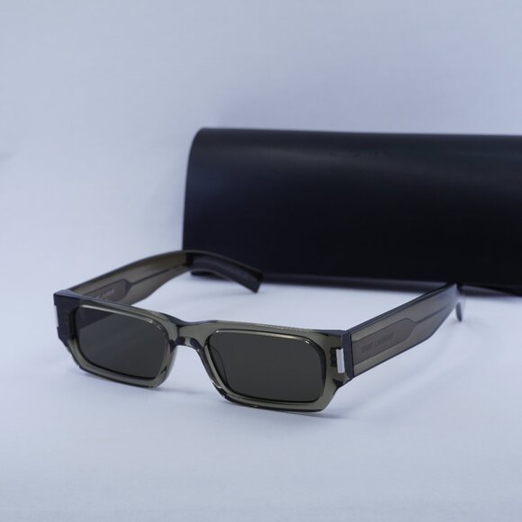 Final Price! Saint Laurent SL660 003 Brown Grey Sunglasses - Picture 1 of 10